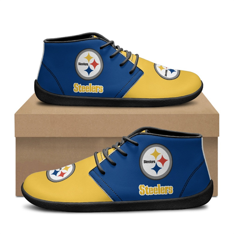 Women's Pittsburgh Steelers Low Top Sneakers/Shoes 001(Pls check description for details)